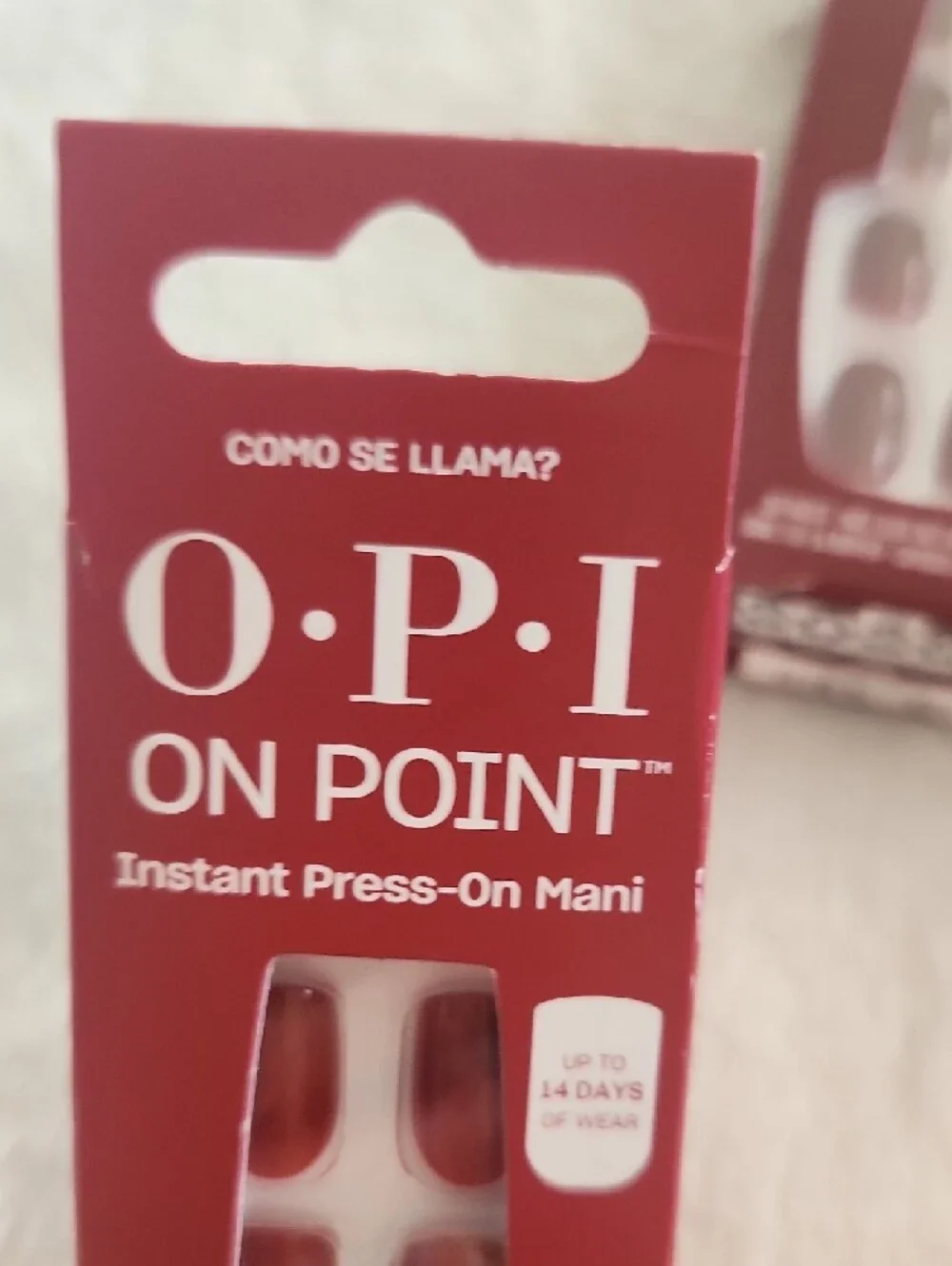 OPI Press-On Nail Trio Set in Nude and Deep Red